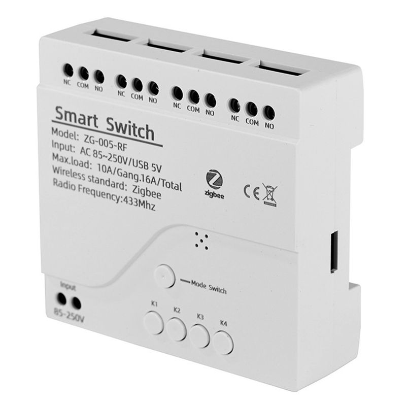 Smart Relay Tuya - [NEWA08R] Moduł inteligentnego przełącznika Tuya Zigbee,