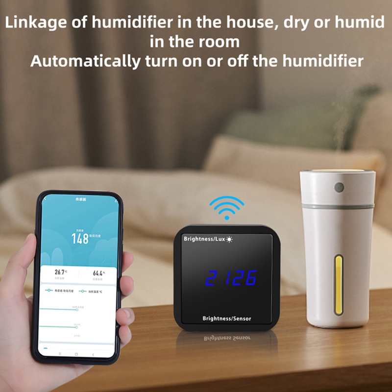 Tuya Smart - Czujnik światła Tuya ZigBee z detekcją