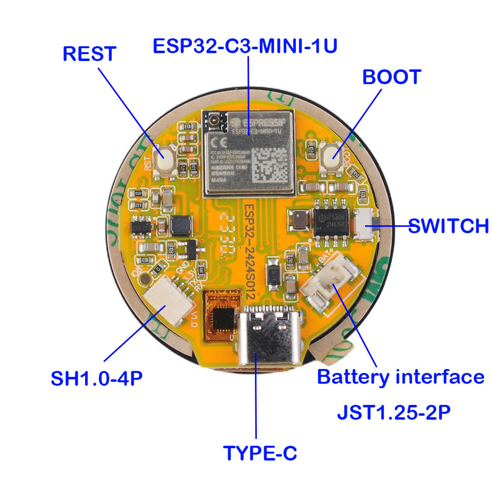 Wyświetlacz ESP32 1,28 cala ES – Smart Home Module Iot recenzja i cena