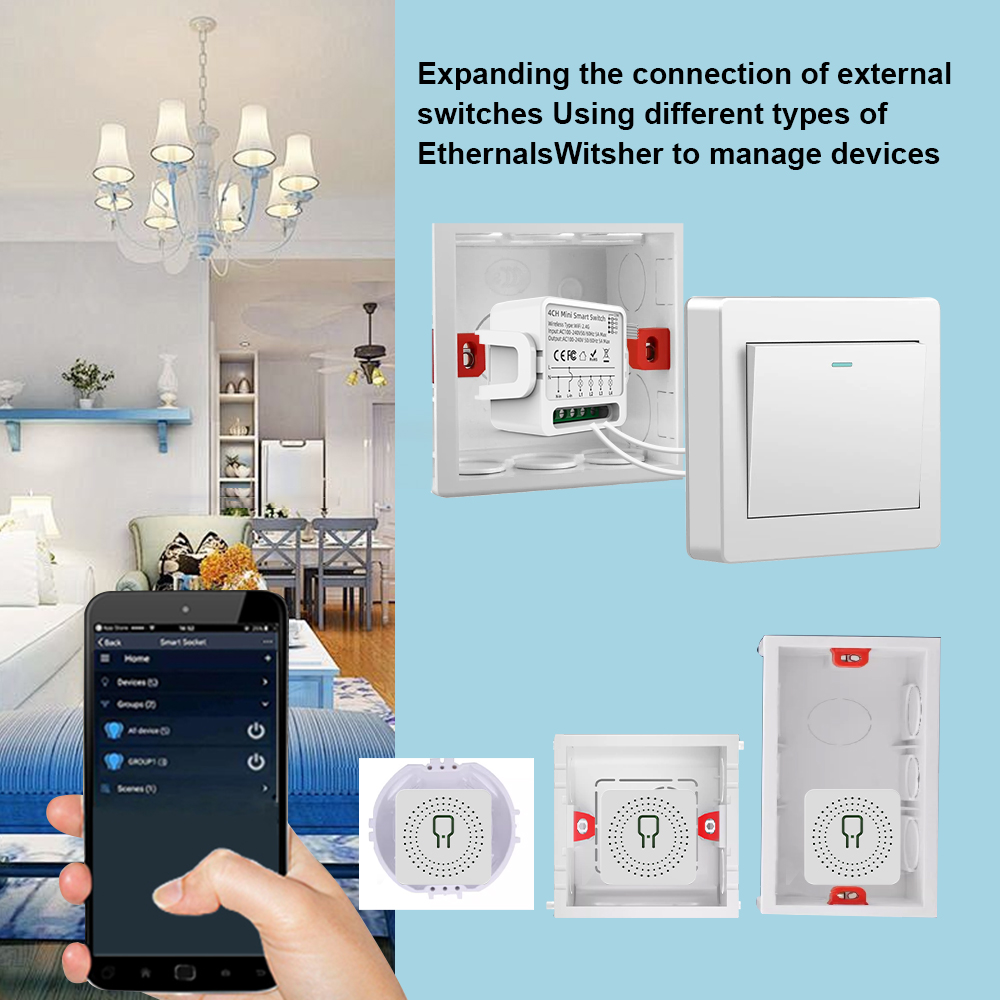 Inteligentny przełącznik WiFi  – Tuya 4 Channel recenzja i cena