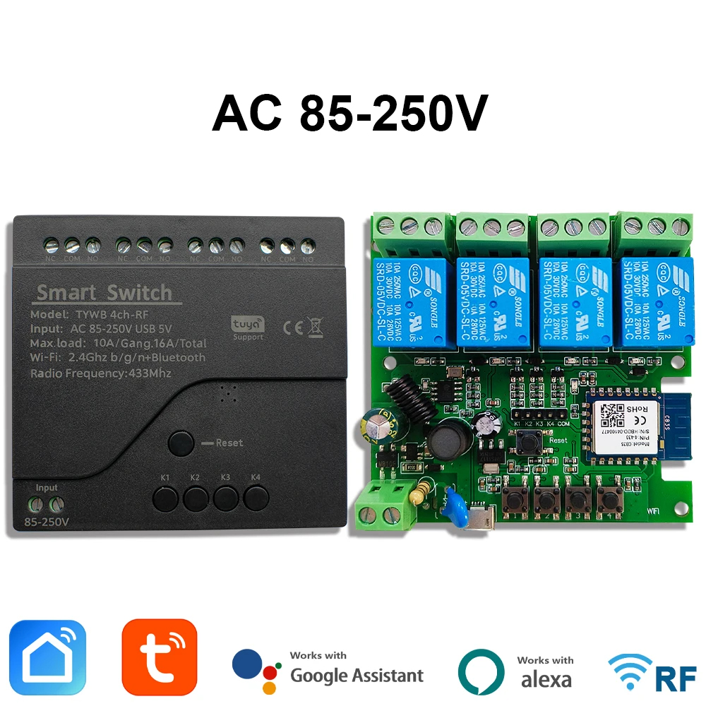 Tuya AC 85-250V 4 kanał Wifi i – Sonoff Mini R4 recenzja i cena