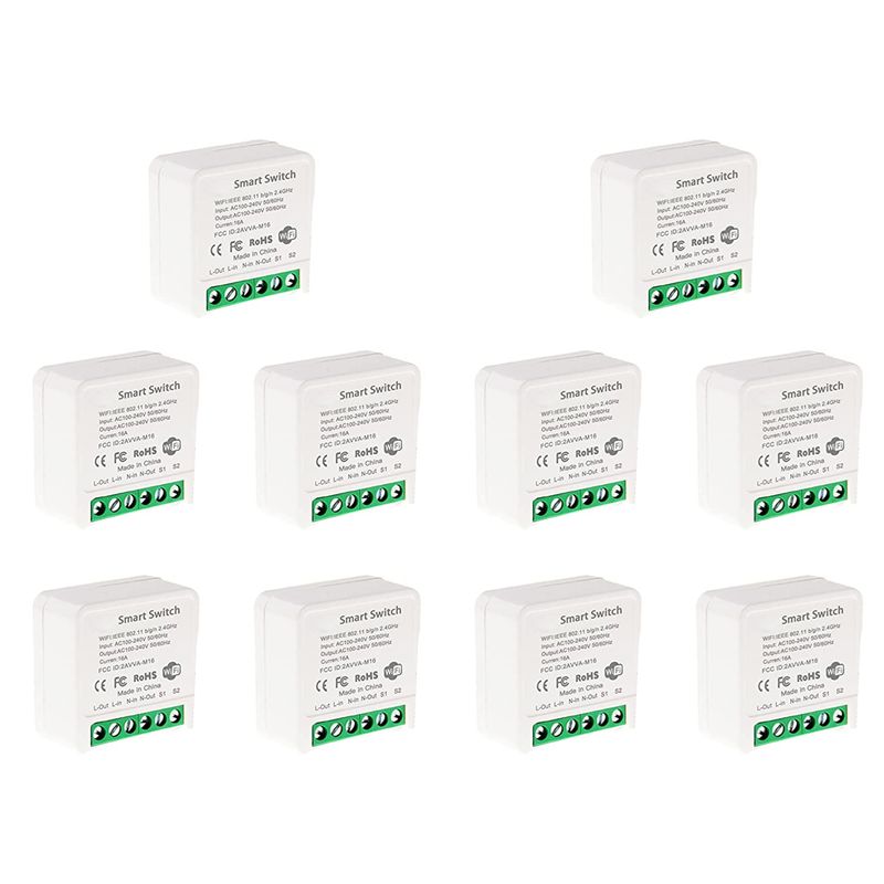 10X Mini inteligentny przełącz – Smart Relay Tuya recenzja i cena